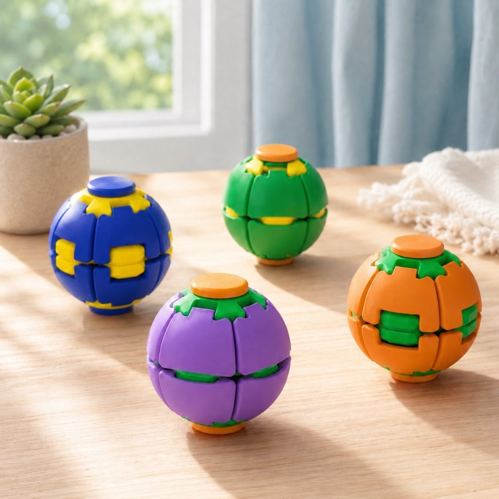 3D Fidget Spinner Ball – Stress Relief Sensory Toy