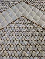 The Velvet Honeycomb Quilted Janamaz prayermat