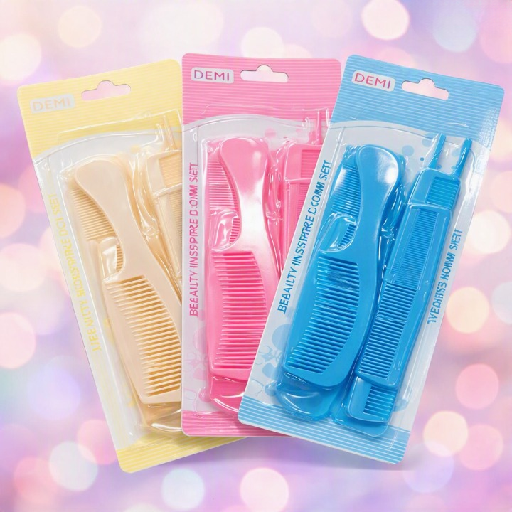 6 Pcs Hair Comb Set
