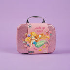 Mermaid 2-in-1 Makeup & Jewelry Case for Girls – Kids Pretend Play Set