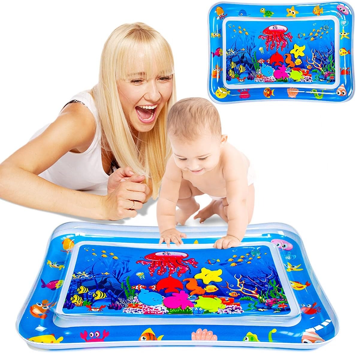 Inflatable Baby Water Play Mat – Tummy Time