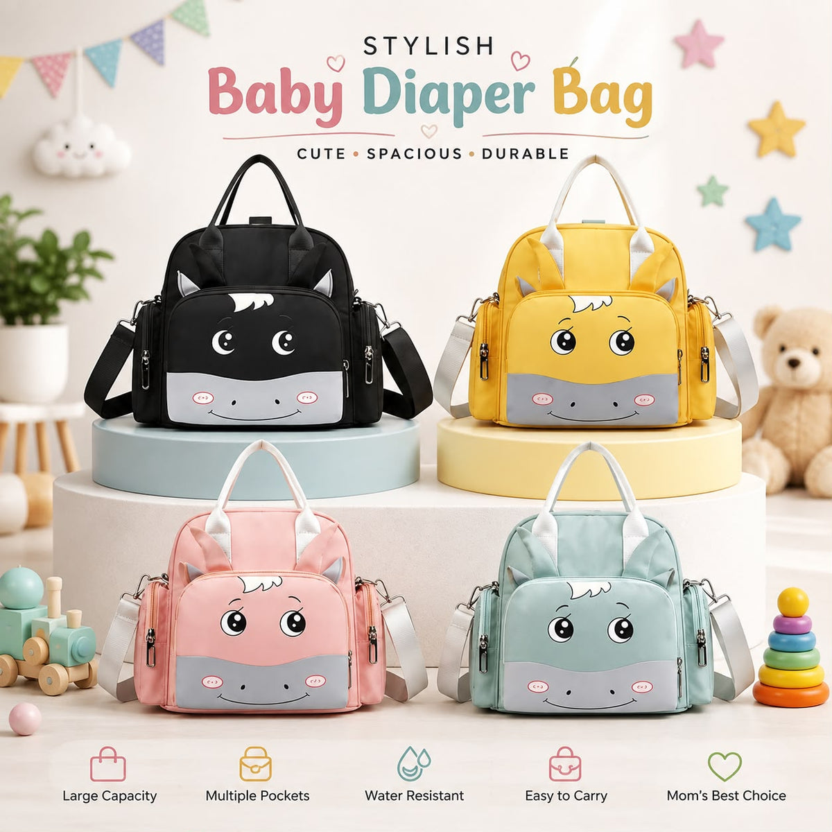 Imported Baby Diaper Maternity Mother Bag