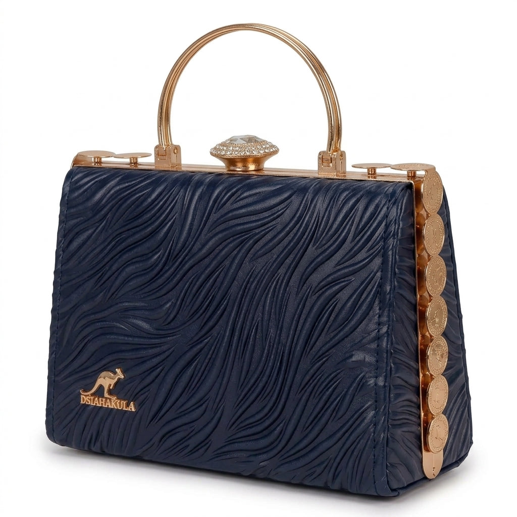 Elegant Handbag with Coin Detail