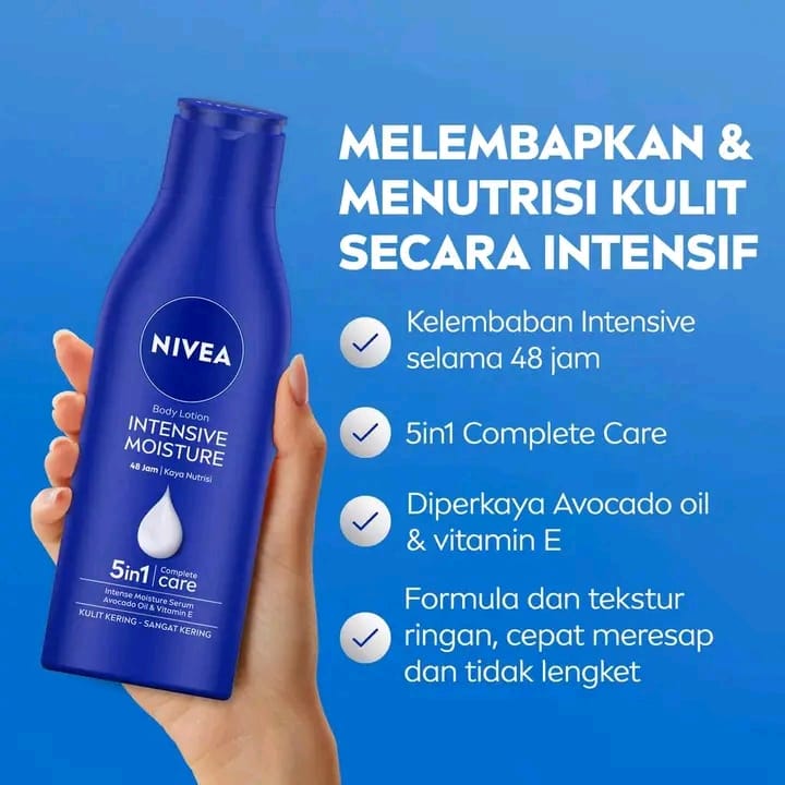 Nivea Body Lotion for All Skin Types – 100ml Hydrating Daily Lotion
