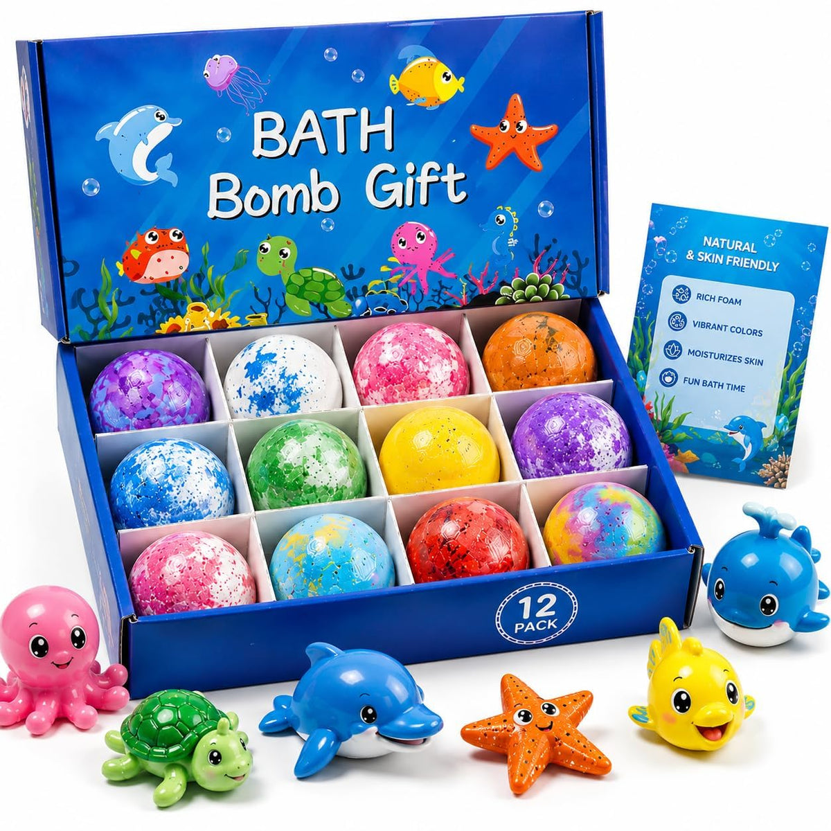 1pcs Bath Bombs for Kids Gift Set