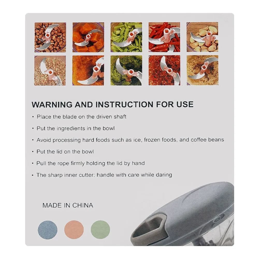 Eotia Manual Vegetable & Food Chopper 900ml