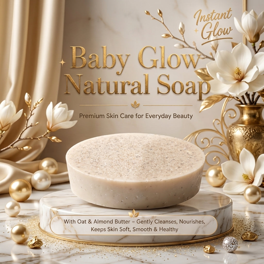 Baby Glow Natural Soap Oat & Almond Butter