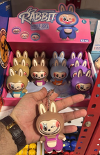 Face Changing LABUBU Keychain – Cute Collectible Bag Charm