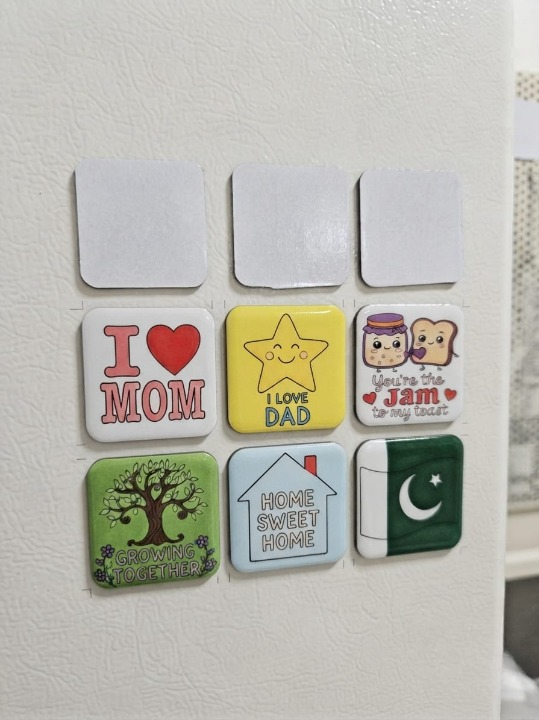 DIY Fridge Magnet Paint Kit for Kids – 6 Magnets & Paints