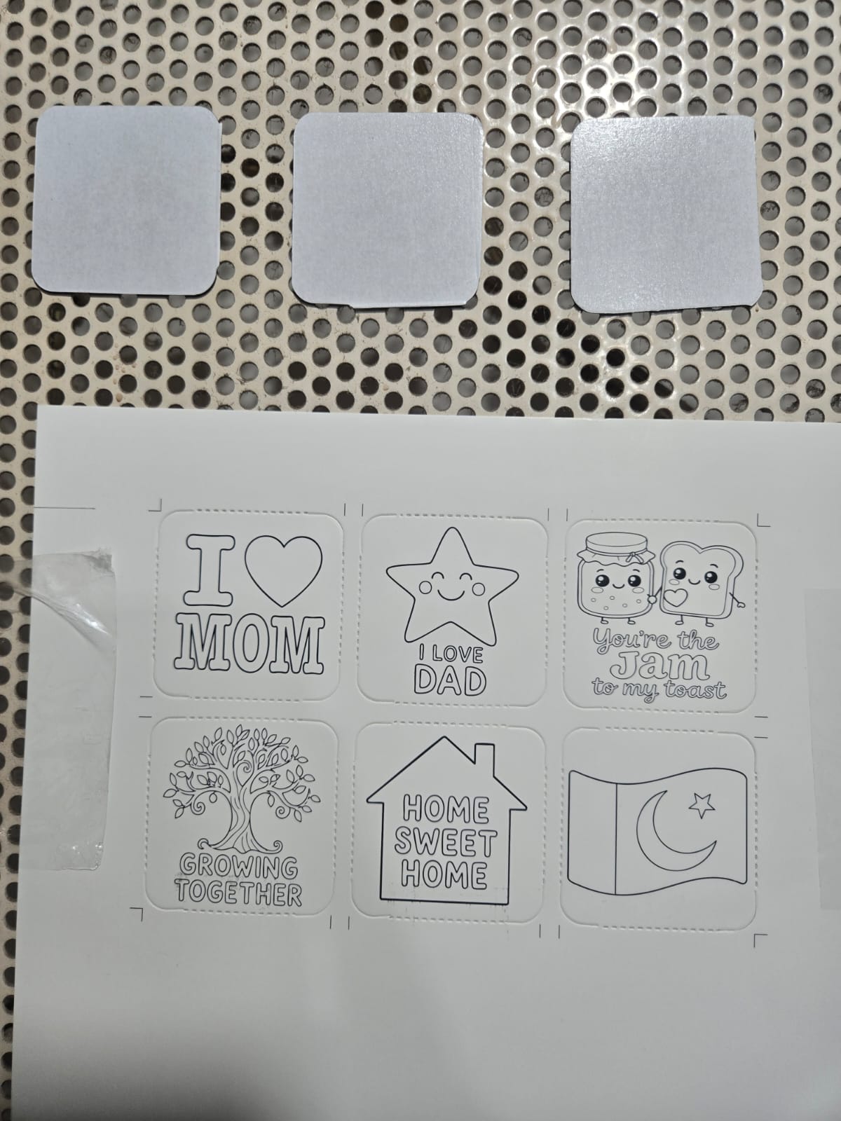 DIY Fridge Magnet Paint Kit for Kids – 6 Magnets & Paints
