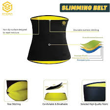 Hot Sweat Slimming Belt – Free Size Waist Trainer for Men & Women