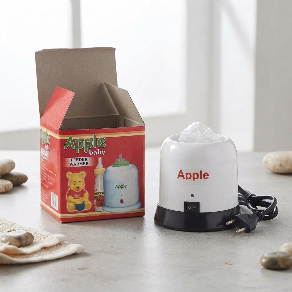 Apple Baby Bottle Warmer – Portable & Safe Milk Warmer