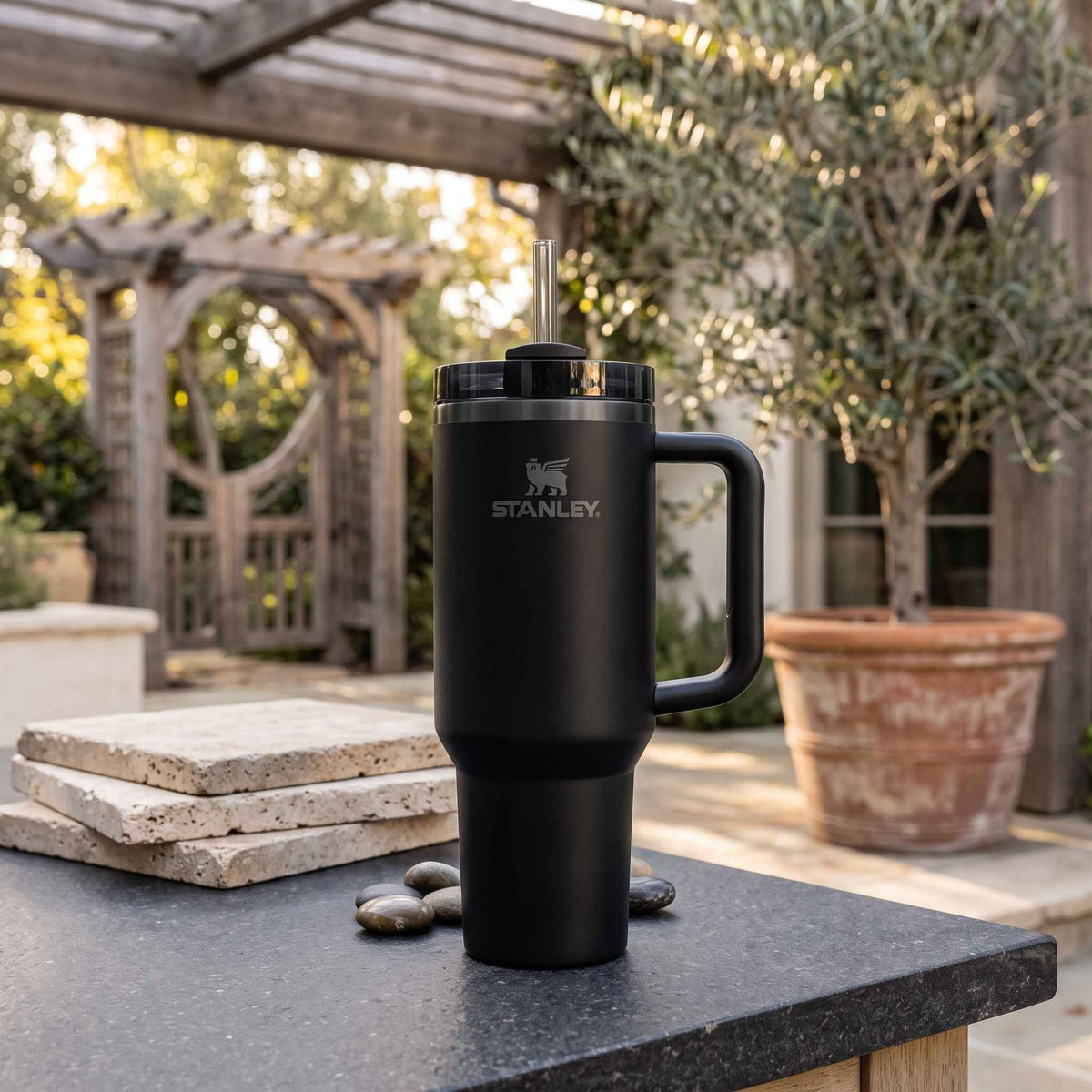 Stanley 40oz Stainless Steel Tumbler - Black