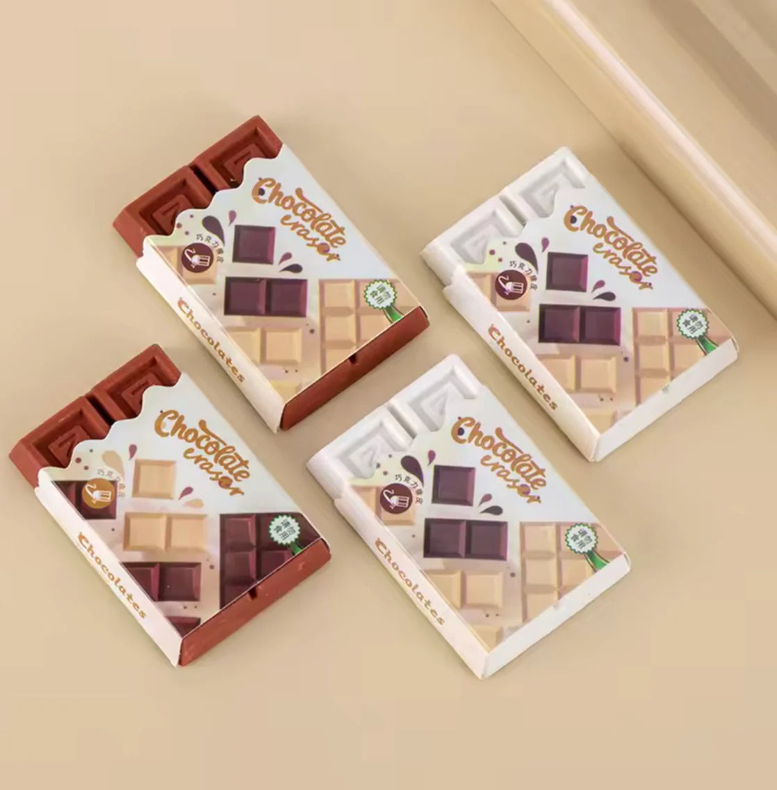 Chocolate Design Eraser for Kids & Students