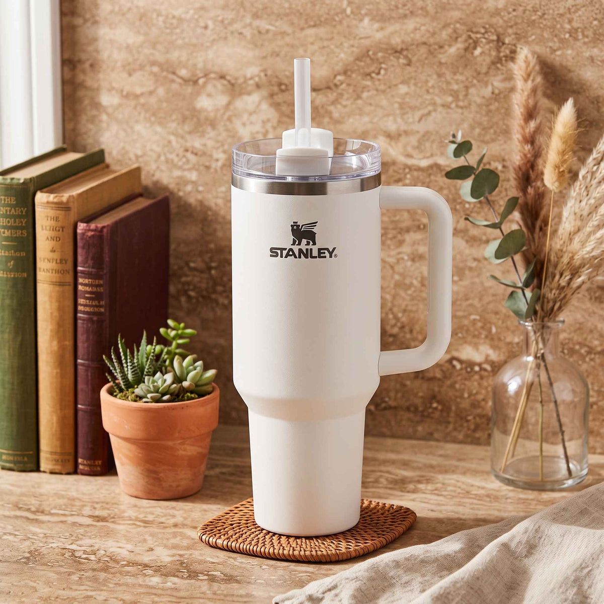 Stanley 40oz Stainless Steel Tumbler - White