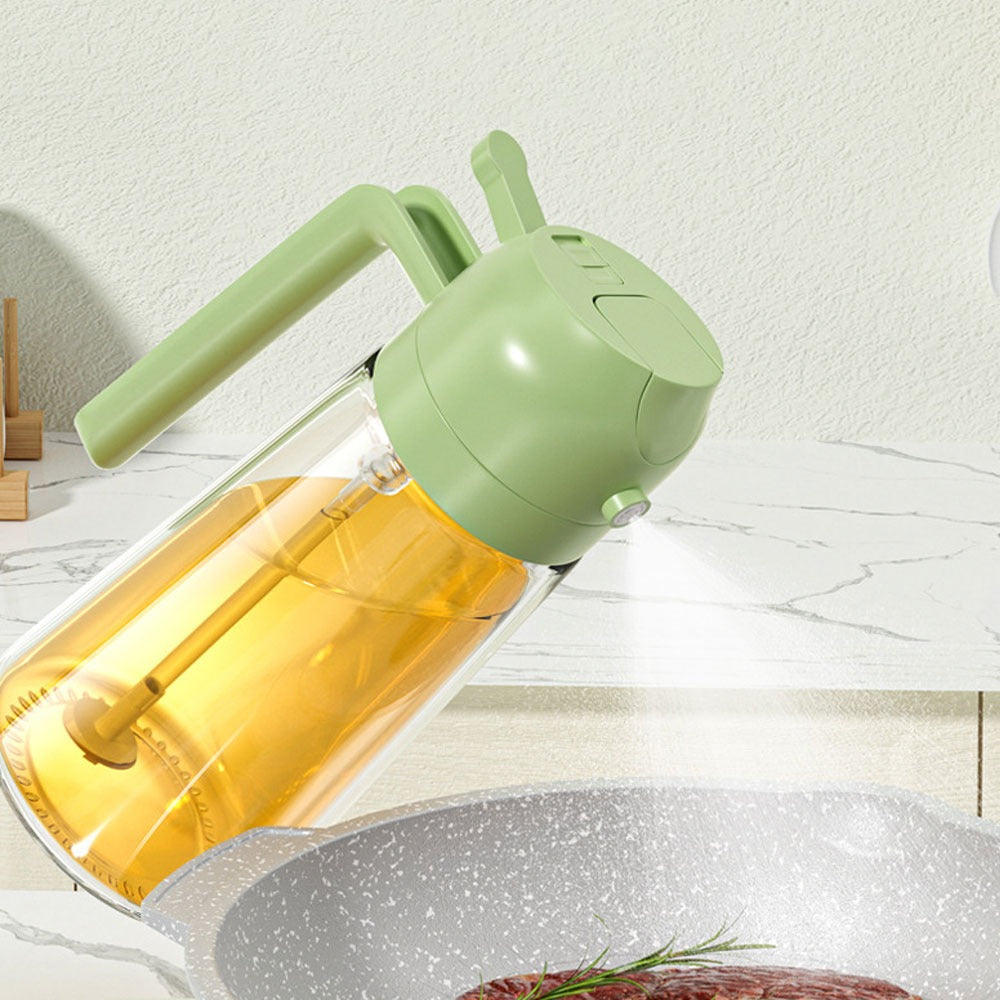2 In 1 Oil Sprayer Bottle Kitchen Tool