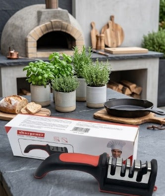 3-Stage Manual Knife Sharpener
