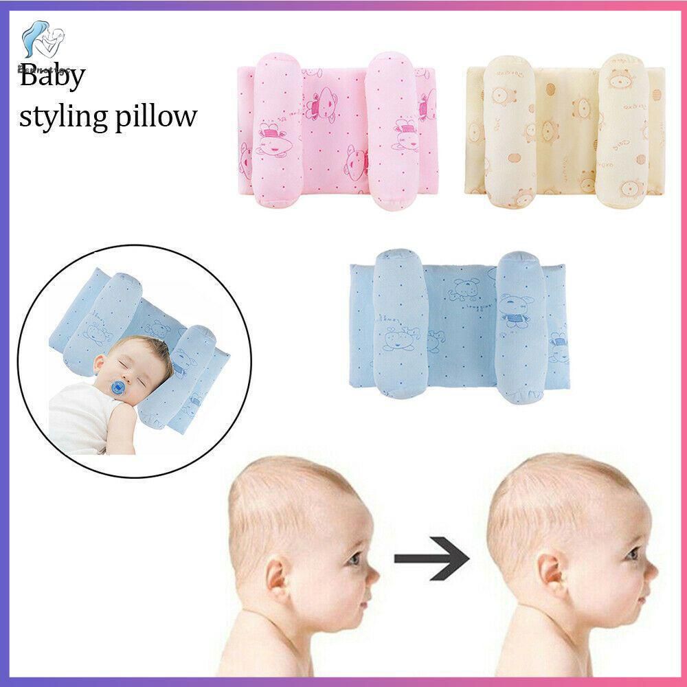 Newborn Baby Head Shaping Pillow – Anti-Rollover Infant Pillow