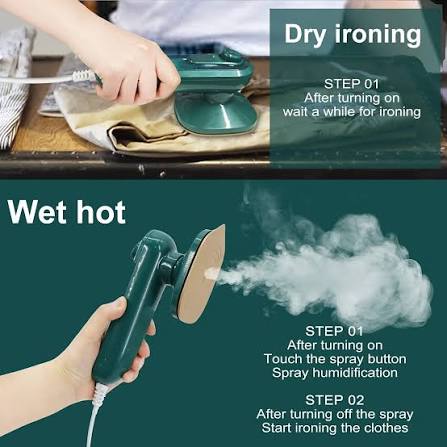Portable Steam Iron Professional Travelling Iron