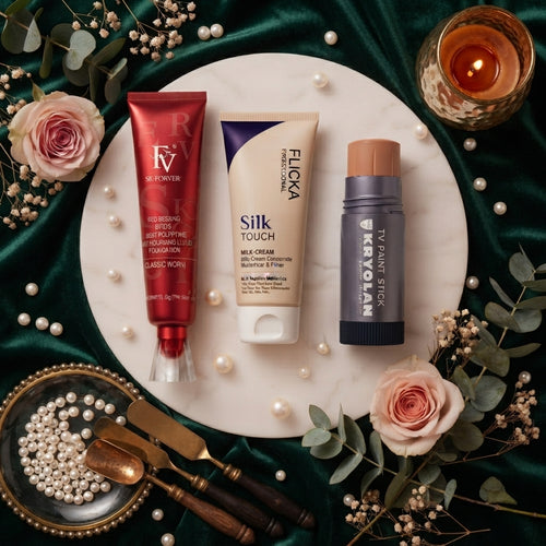 3 In 1 Professional Makeup Trip Flicka, FV And Krylon